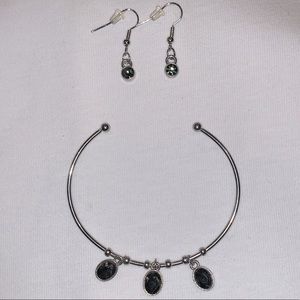 Bangle and earring set